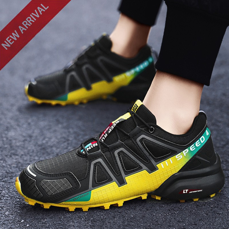 SALOMON รองเท้าวิ่งเทรลและเดินป่า กระชับทรงแซลมอน สวยเท่