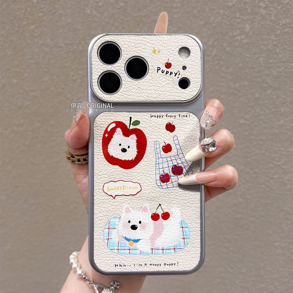 Apple Cherry West Highland เหมาะสําหรับ Samsung s26ultra เคสโทรศัพท์ s25ultra การ์ตูน s26 + s25 + สั