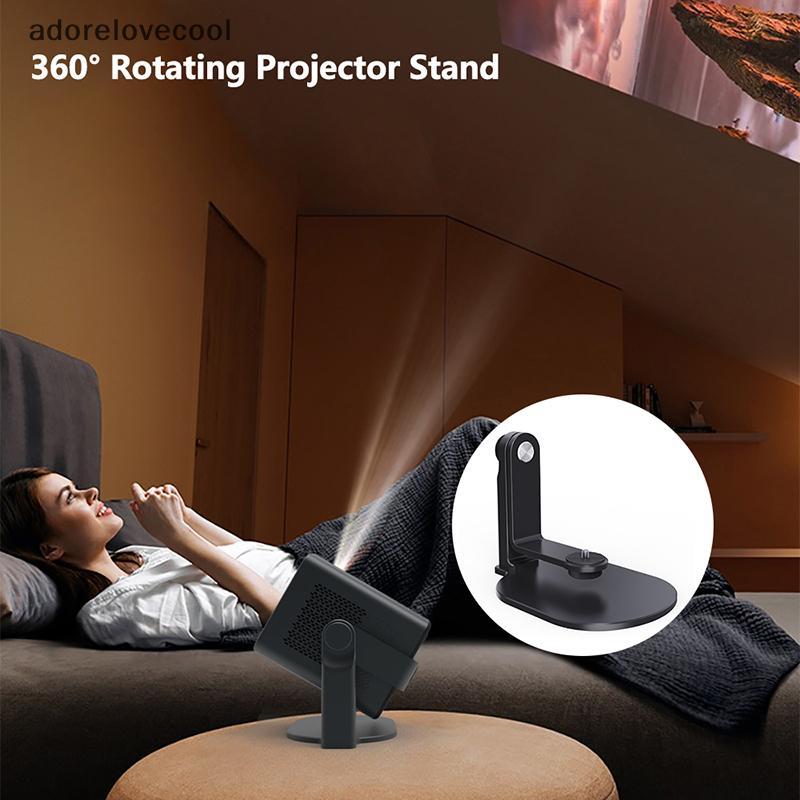 ADTH ขาตั้งโปรเจคเตอร์ Desktop Mount ปรับได้ 360° ที่วางการหมุนสําหรับ XGIMI Halo H6 Xiaomi HY300 HY