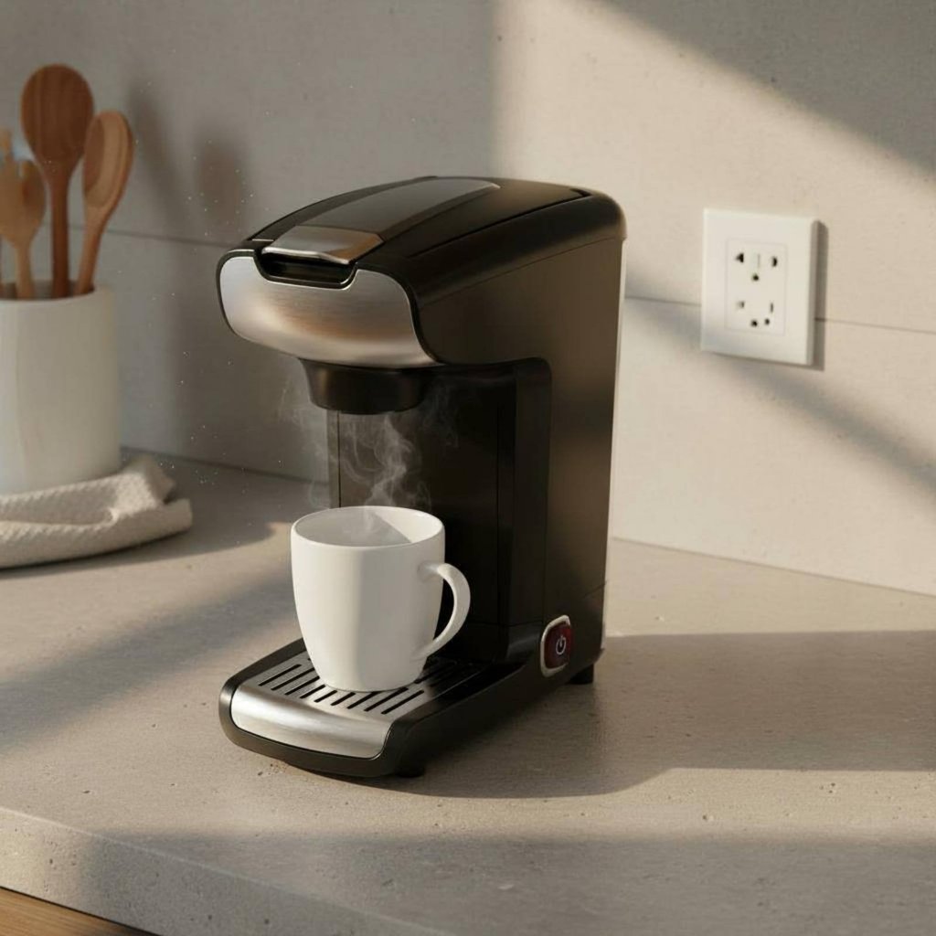Single-Button Operation Capsule Coffee Brewer Quick Brew 2-in-1 Coffee Brewer ปิดอัตโนมัติสําหรับสํา
