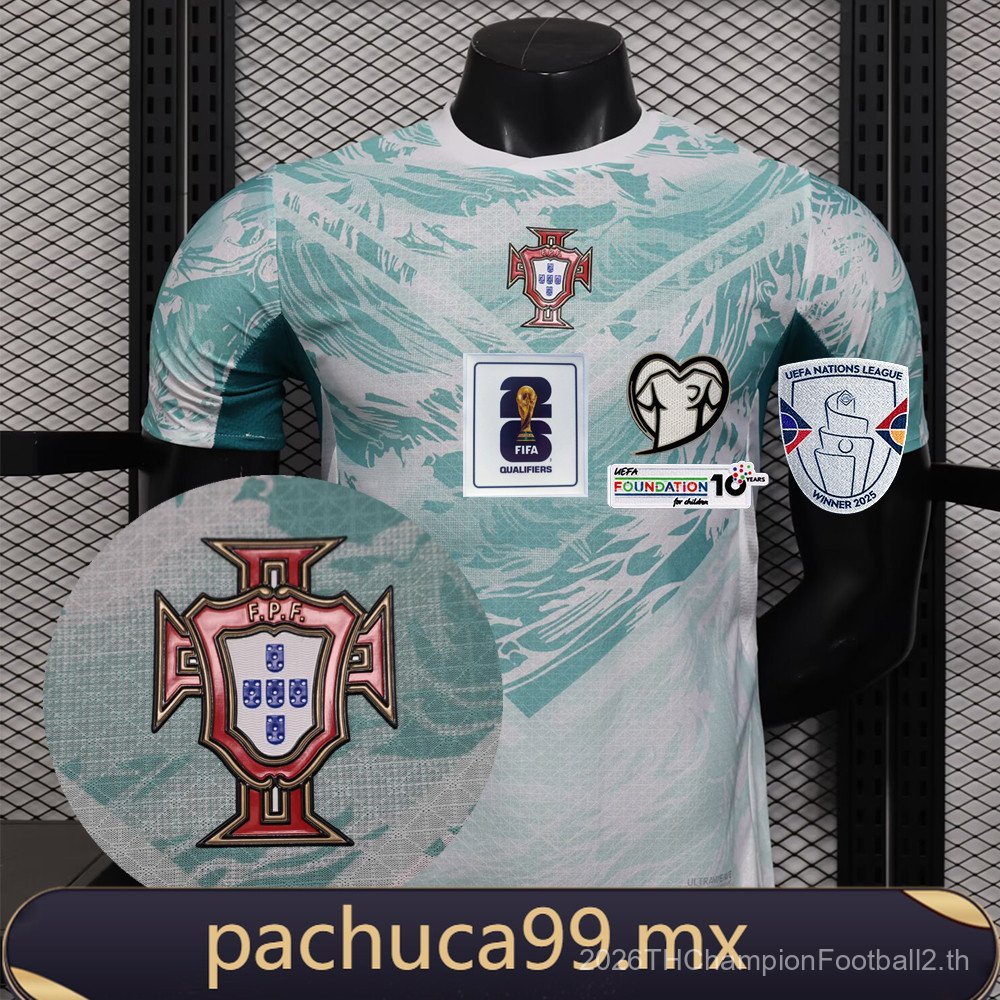 Player Version SSS+2025-26 Portugal Jersey Away Jersey Player Version