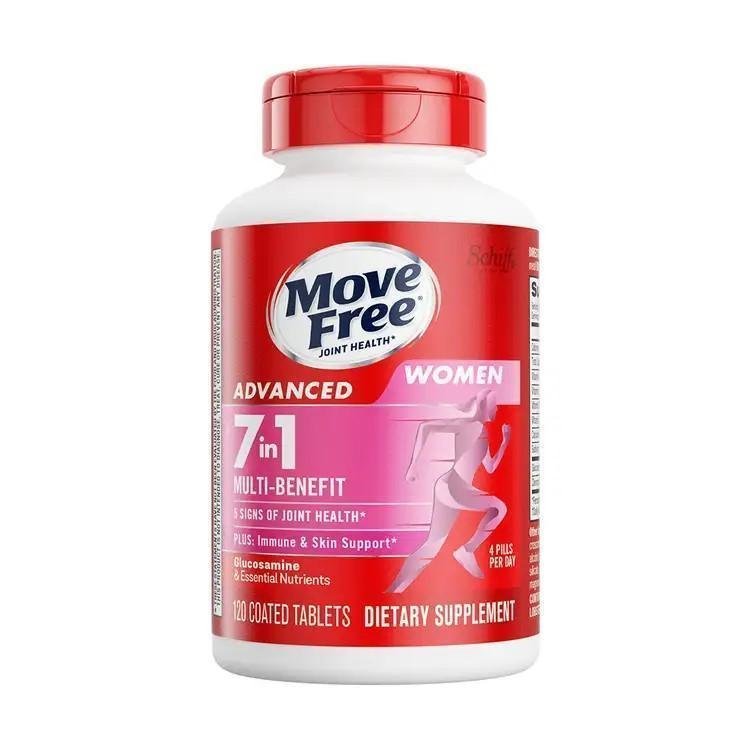สุขภาพร่วมสตรีขั้นสูง 7-in-1 Glucosamine Chondroitin Plus Calcium Complex อาหารเสริมวิตามิน 120 เม็ด