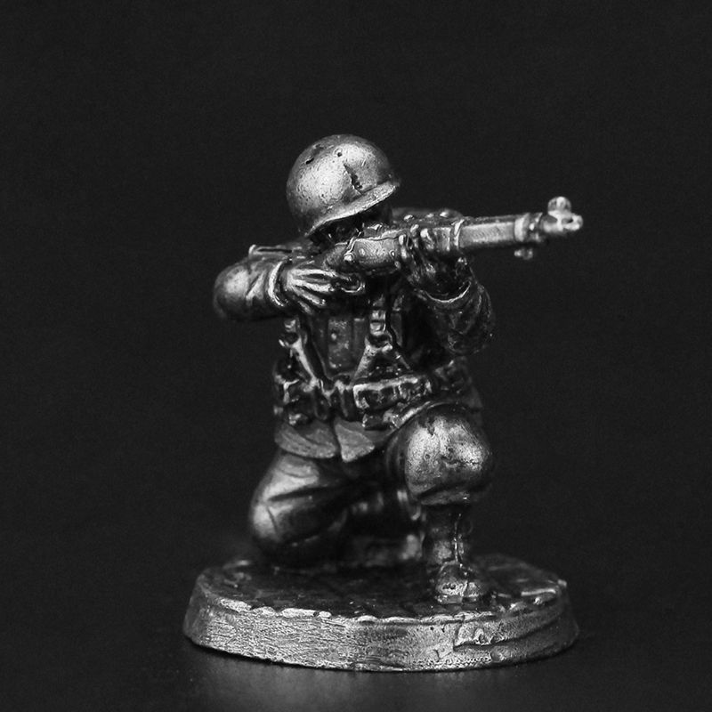 327B Metal Military World War II US Army Soldier Chess Piece Figure Model Army Table Game Toys