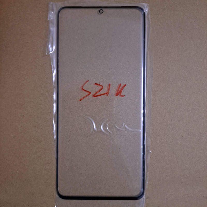 หน้าจอภายนอก Chuanghengyi เหมาะสําหรับ Samsung S21 หน้าจอภายนอก S21 + แผ่นหน้าจอโค้ง s21 + หน้าจอด้า