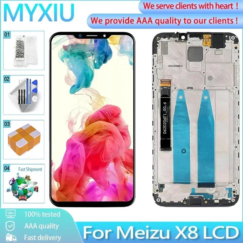 6.2 "Orginal LCD สําหรับ Meizu X8 M852H M852Q หน้าจอ LCD จอแสดงผล Digitizer สําหรับ 2220*1080 Meizu 
