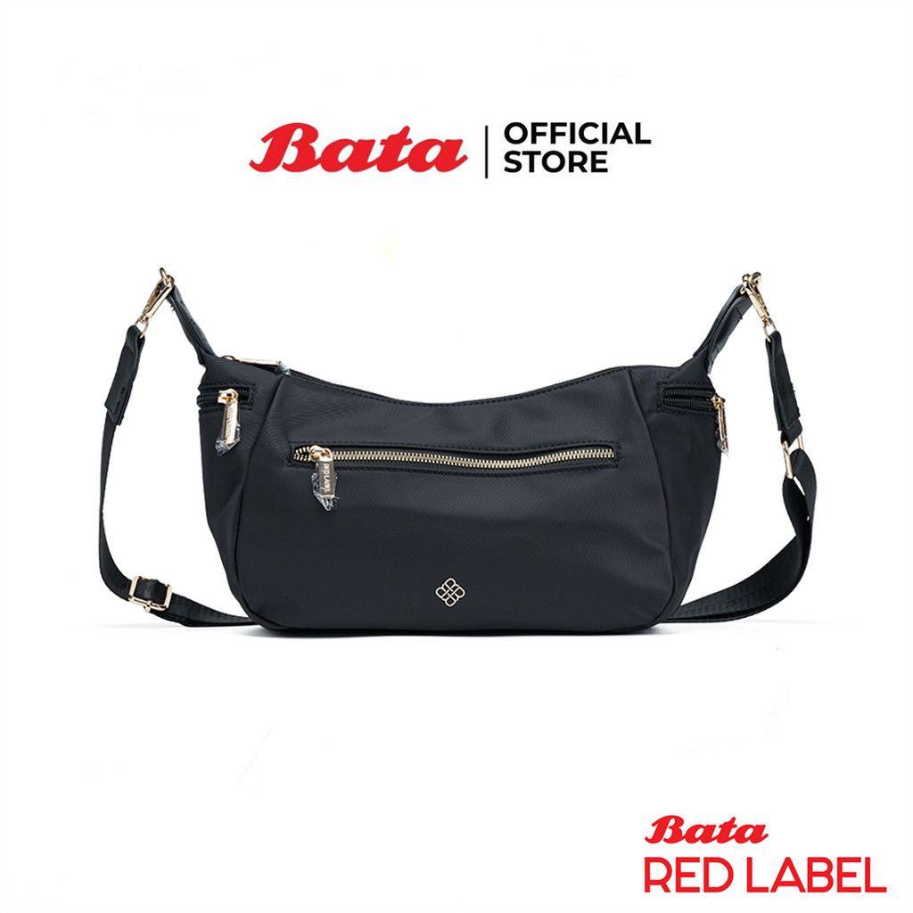 Bata บาจา กระเป๋าผู้หญิงแบบสะพายข้าง รุ่น DARBY  สีมารูน 9075423 สีดำ 9076423
