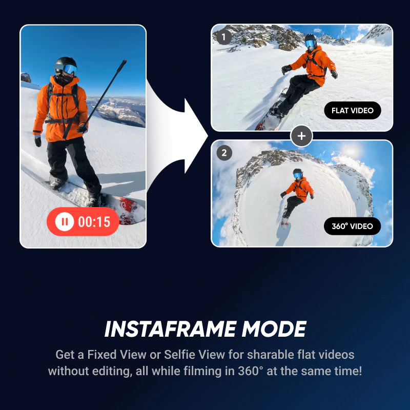 Insta360 X5 8K Pocket 360 Action Camera thumbnail 7