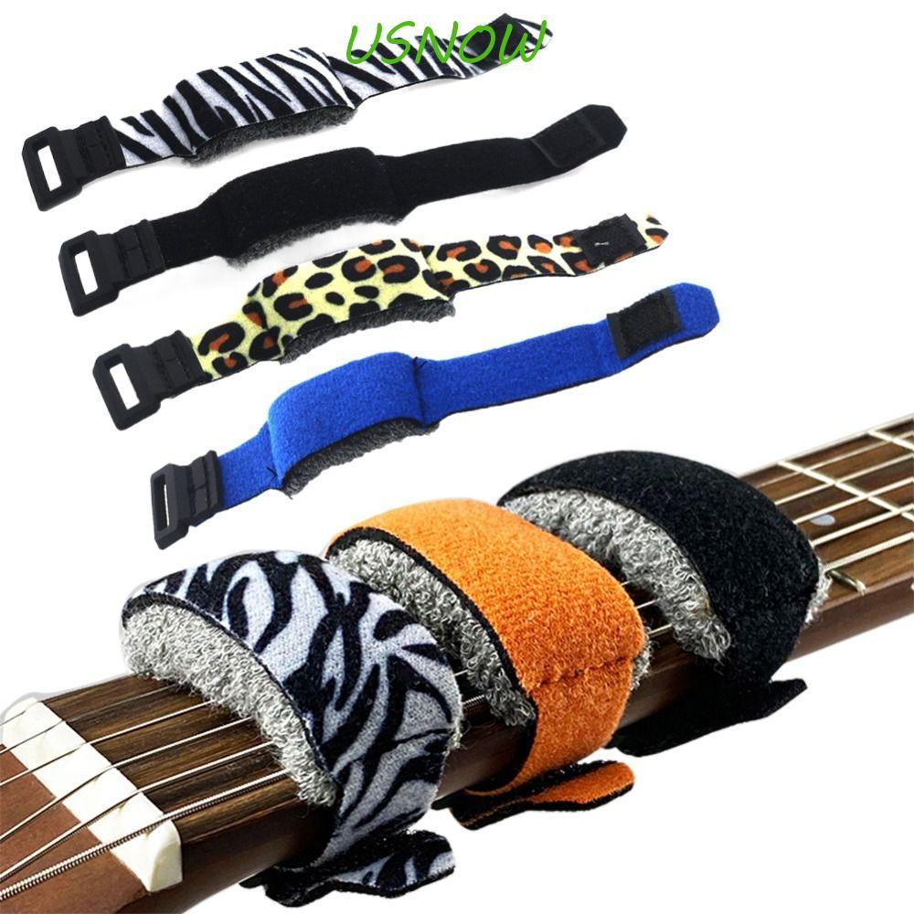 USNOW กีตาร์ Soundproofing เทปกําจัดเสียงรบกวนติดตั้งง่าย Fret Wrap, กีตาร์ Fret Wrap เสือดาวพิมพ์สี
