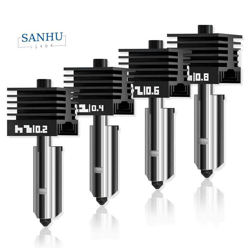4 แพ็คสําหรับไม้ไผ่ Lab P2S Hotend สําหรับ H2S/H2D/P2S 3D เครื่องพิมพ์, Quick Swap Hardened เหล็กหัว