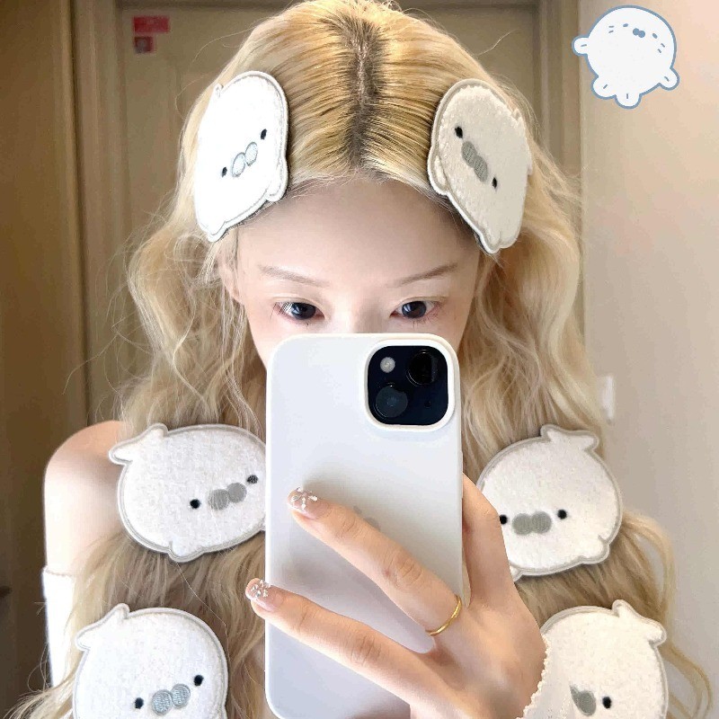 น่ารักการ์ตูนสัตว์ ตีนตุ๊กแก เรียบสติกเกอร์สาวผมจบสิ่งประดิษฐ์แฟชั่นเกาหลีอุปกรณ์ผม