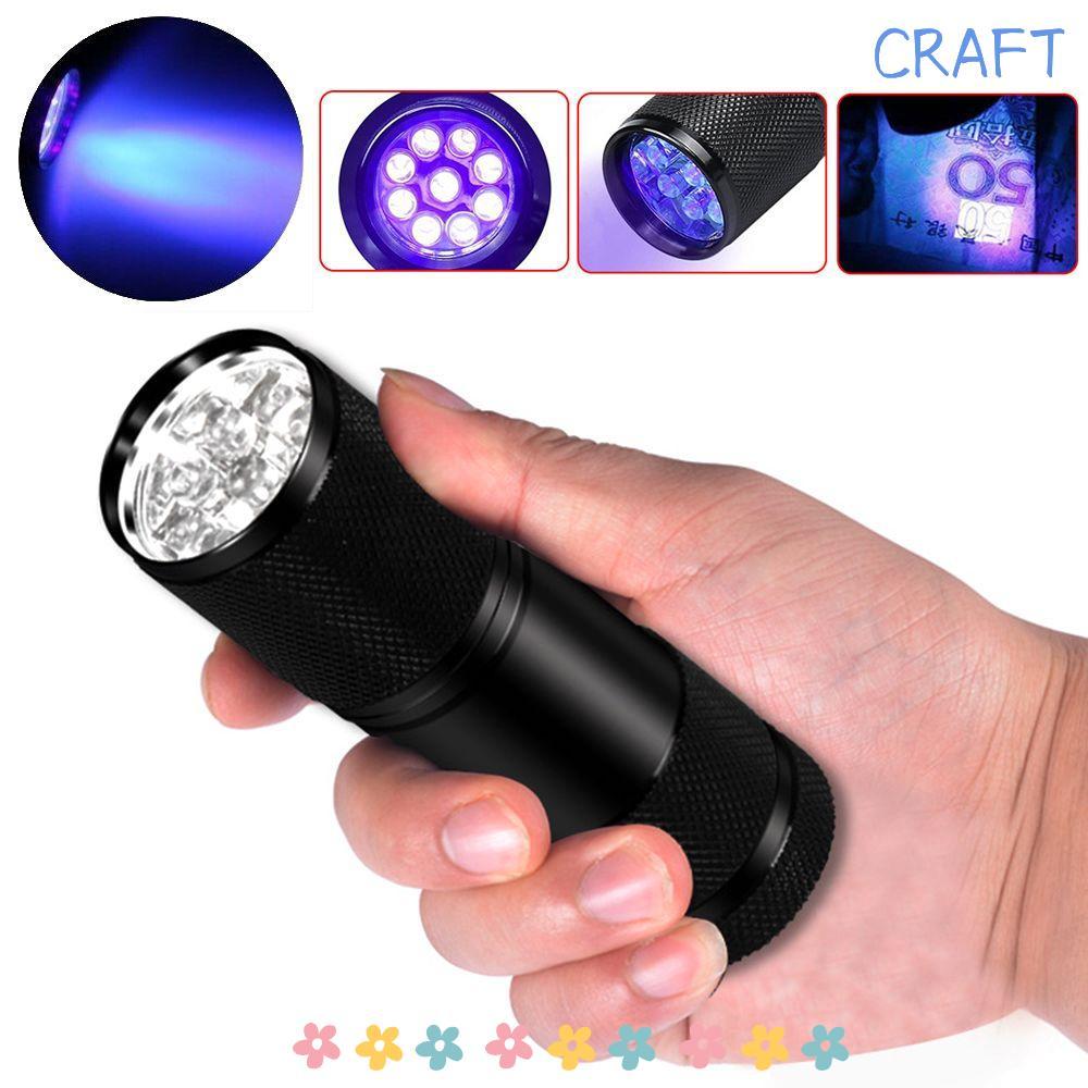 CRAFT กันน้ํา UV 395nm ไฟฉายสำหรับตรวจสอบ