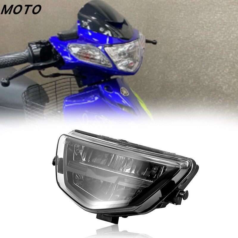 ไฟหน้ารถมอเตอร์ไซค์ LED ดัดแปลง สําหรับ YAMAHA Y125ZR พร้อมไฟเดย์ไลท์ ไฟสูงและไฟต่ํา