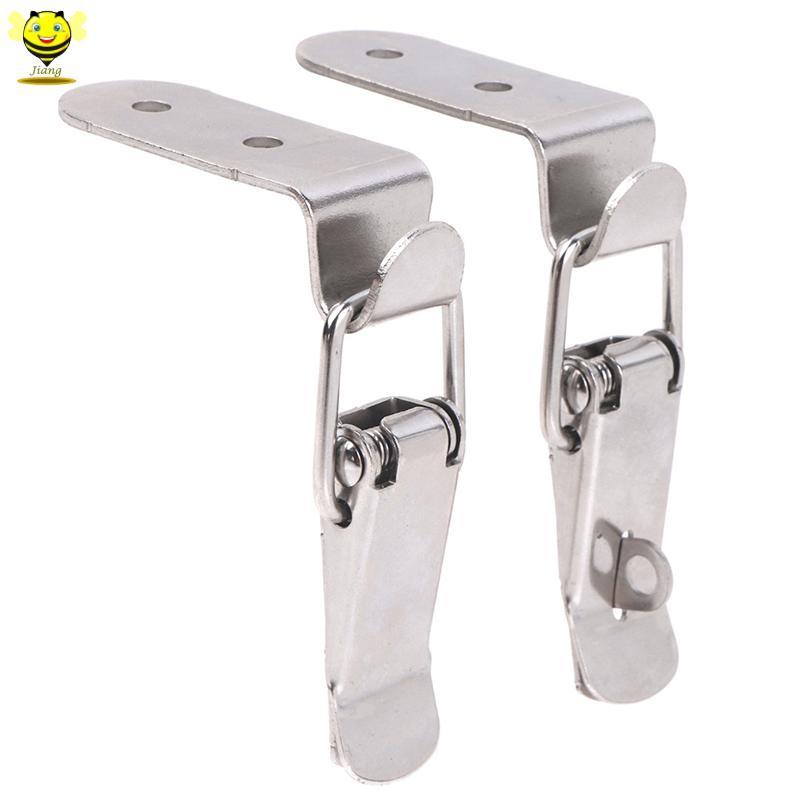 [Jiang] 90 Degrees Du-mouth Bule Hook Lo Spring Load Draw Toggle Latch Clamp Clip Hasp TH