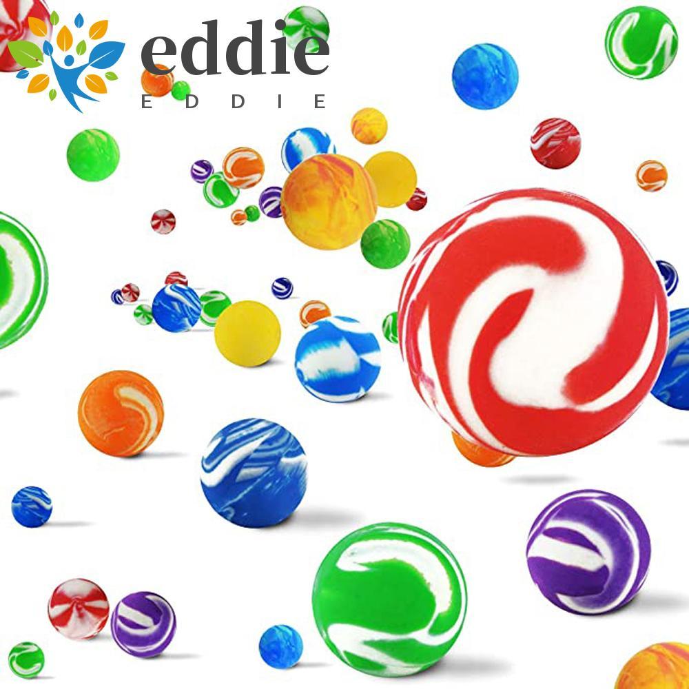 EDIE Bouncing Balls Bouncy ของเล่นตลกสีสันสดใสสําหรับเด็กเกมกีฬาของเล่นอาบน้ําลูกบอลกระโดด