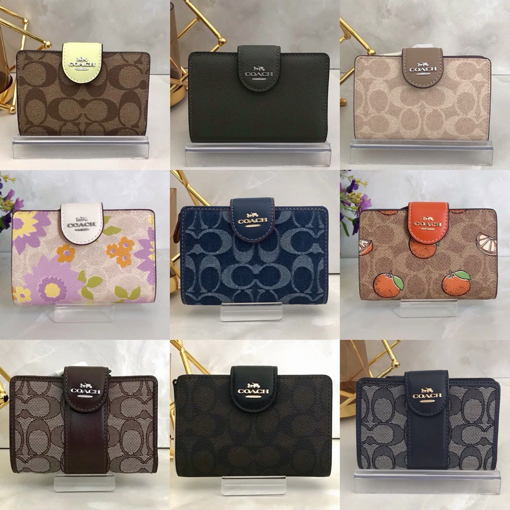 กระเป๋าสตางค์ ขนาดกลาง CW786 6390 CAP04 CBO30 CW786 CU987 CZ344 WALLET V1SE35HD