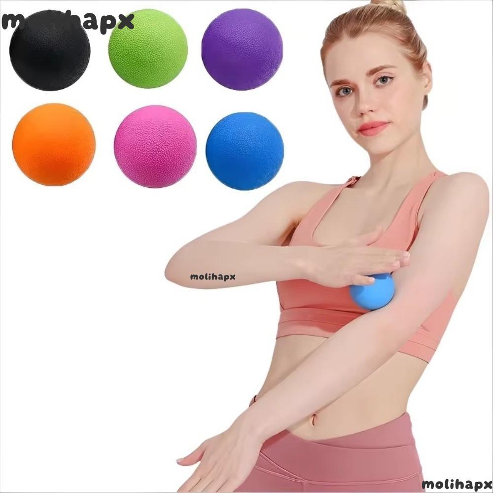 MOLIH 1PC Fascia ลูกบอลนวด,บรรเทาอาการปวดกายภาพบําบัด Plantar Exerciser, การออกกําลังกายเนื้อเยื่อลึ