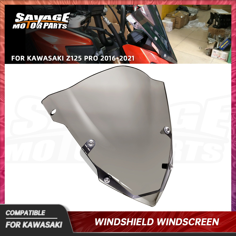OT For Kawasaki Z125 Pro 2021 Windshield Windscreen Parabrisas Z 125 Pro Motorcycle Wind Deflectors 