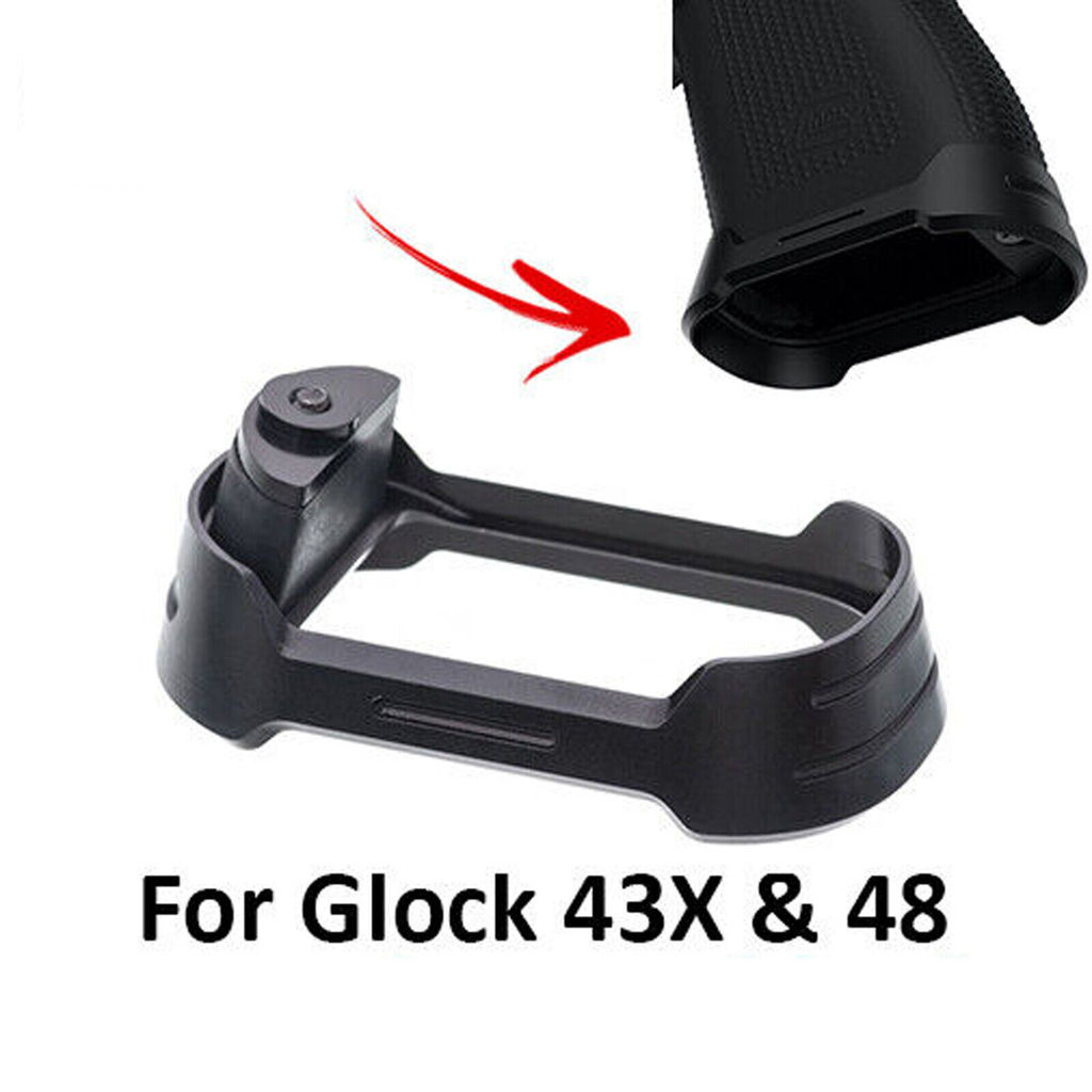 อุปกรณ์เสริมฐานจับอลูมิเนียม Magwell เหมาะสําหรับ Glock 43X/48,43X/48 MOS