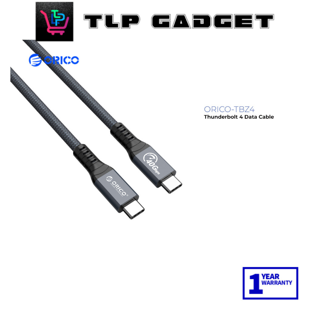 ORICO TBZ4 Thunderbolt 4 Data Cable 40Gbps