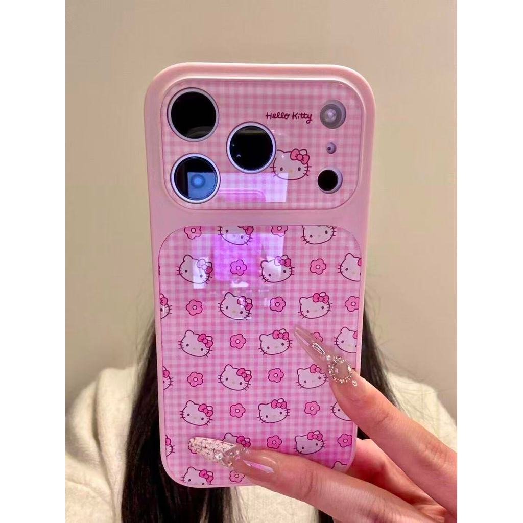เคสโทรศัพท์หน้าต่างขนาดใหญ่เหมาะสําหรับ ไอโฟน 11 12 13 14 15 16 17 มือโปร สูงสุด น่ารักเย็นการ์ตูนวัสดุซิลิโคน