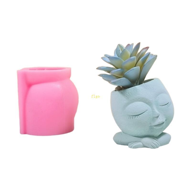 ฟลัคซ์ Jewelry Jar Molds เครื่องประดับพิมพ์ทรงหัวคน สำหรับงานฝีมือ
