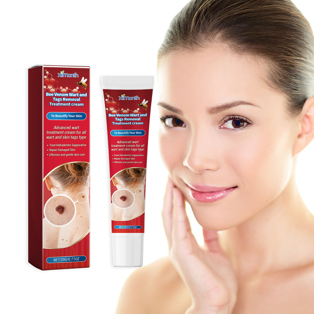 [คลังสินค้าพร้อม] XIMONTH Bee Venom Skin Care Cream ทําความสะอาดอย่างอ่อนโยนผิวหน้าเรียบเนียน WJG