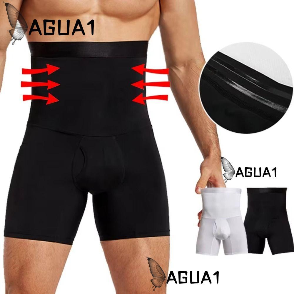 AGUA1 กางเกงรัดพยุงร่างกาย อัดแน่นเพื่อลดขนาดเอวและหน้าท้อง สวมใส่ง่ายสำหรับการออกกำลังกายและการใช้งานประจำวัน