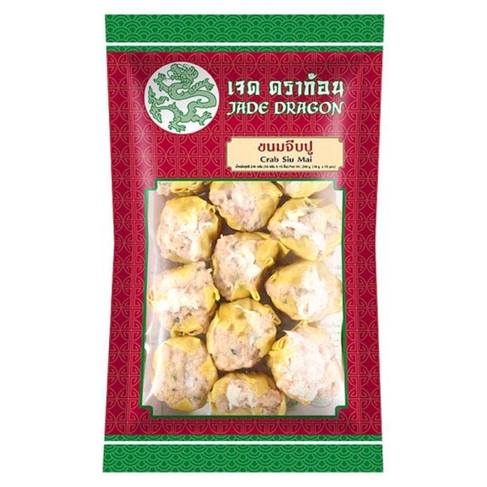 [สินค้าส่งด่วน] เจด ดราก้อน ขนมจีบไส้ปูแช่แข็ง 240 กรัม JADE DRAGON CRAB SIU MAI FROZEN 240 G