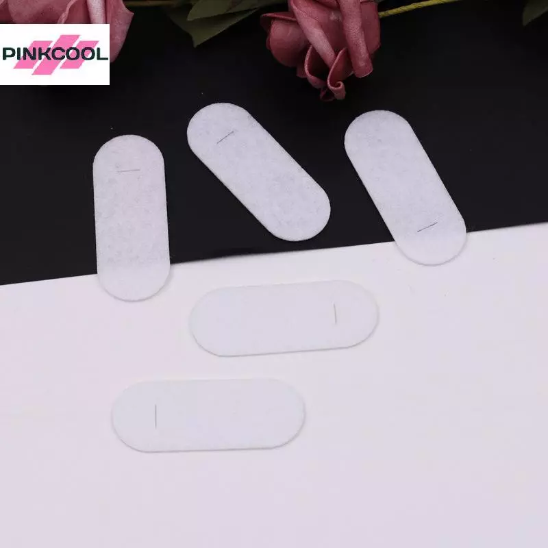 PINKCOOL 100PCS รูปไข่ไม่ทอ Tear Drop snap คลิป spacers สี่เหลี่ยมผืนผ้า Felt pads แพทช์ appliques สําหรับสี่เหลี่ยมผืนผ้า hairpins อุปกรณ์เสริมร้อน