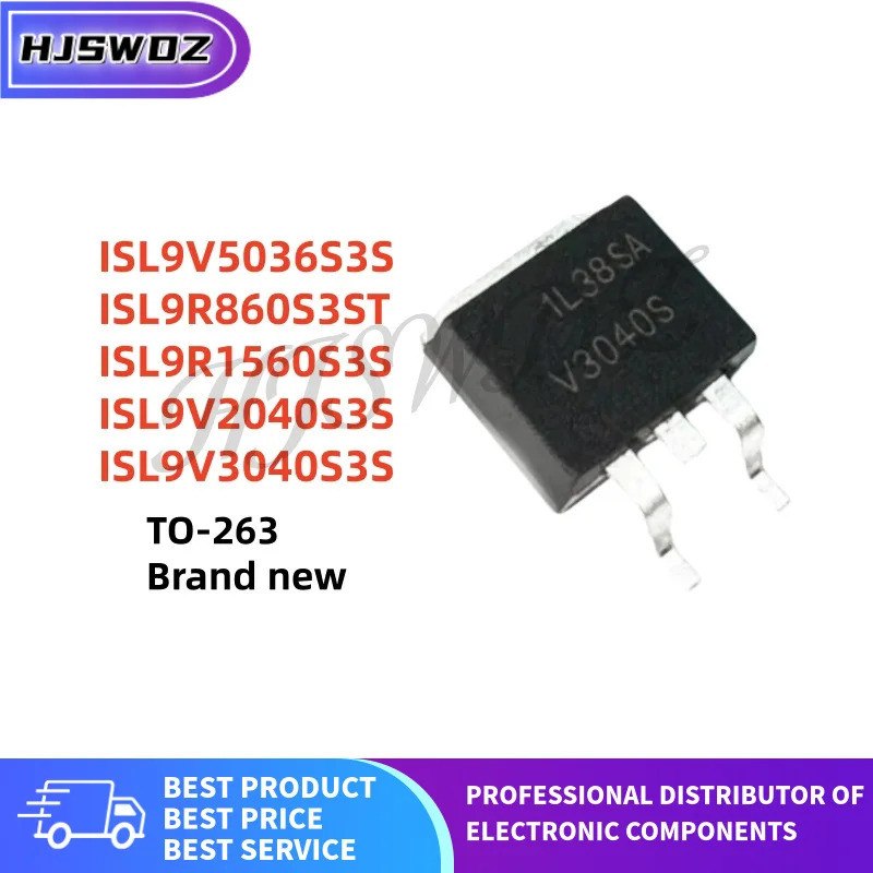 5 ชิ้น TO-263 ISL9V5036S3S ISL9R1560S3S ISL9R860S3ST ISL9V3040S3S ISL9V204040S3S รถยนต์คอมพิวเตอร์ชิ