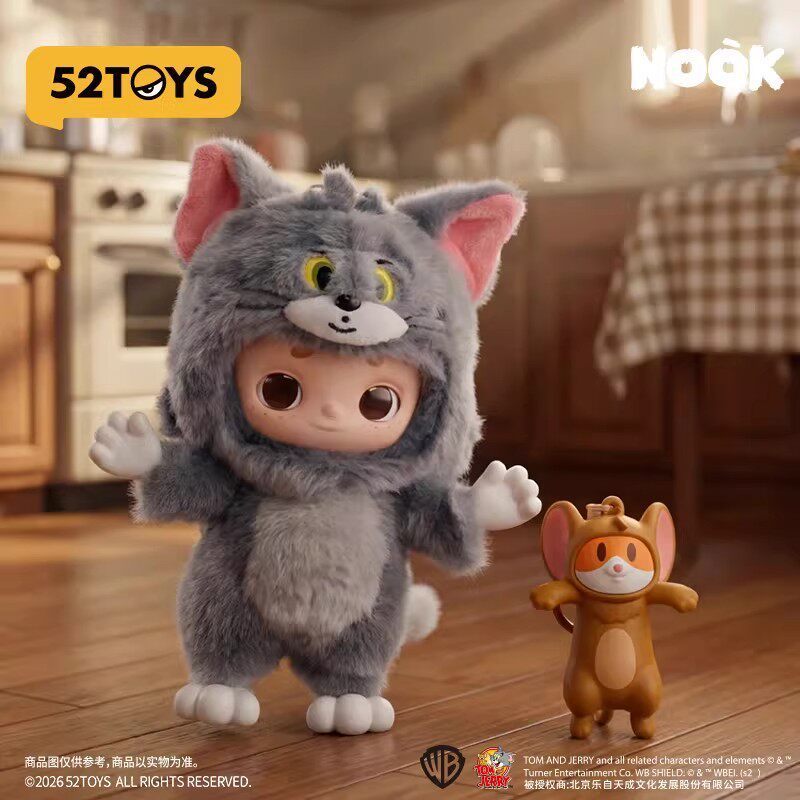 52TOYS NOOK แมวและเมาส์แบรนด์ร่วมตุ๊กตาตุ๊กตาเครื่องประดับรูปลิฟต์ 520 ของขวัญวันเกิด