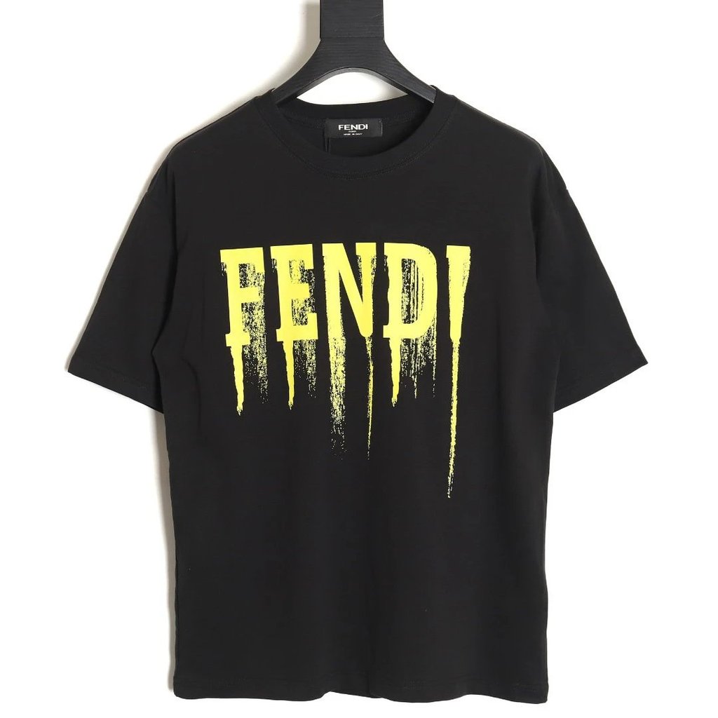 เสื้อยืดแขนสั้น Fendi Fendi 24SS Painted Letter