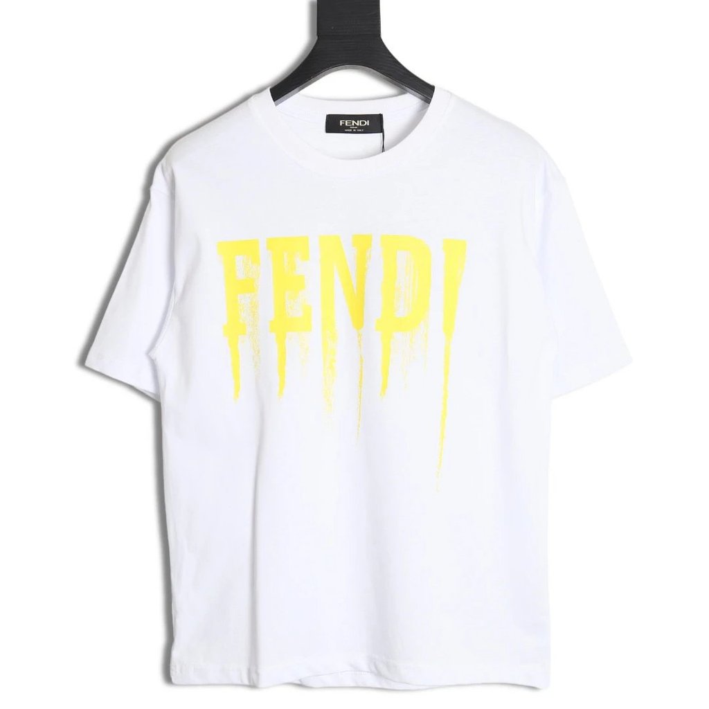 เสื้อยืดแขนสั้น Fendi Fendi 24SS Painted Letter