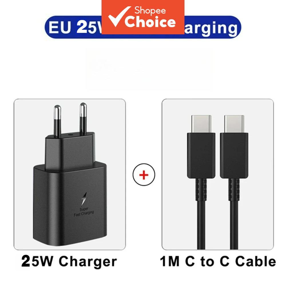 ที่ชาร์จเร็วพิเศษ 25W PD สําหรับ Samsung Galaxy S25 Plus S24 S23 Ultra สายชาร์จ USB-C