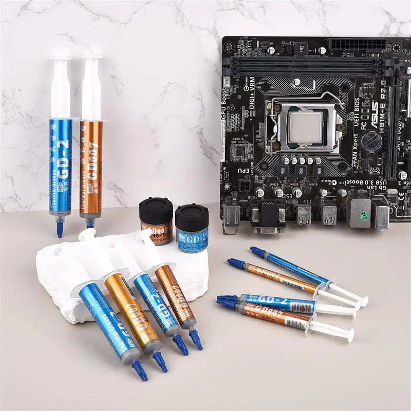 จาระบีนําความร้อนวางซิลิโคนพลาสเตอร์ระบายความร้อนCompoundสําหรับคอมพิวเตอร์Cpu GD-2/GD900 ซิลิโคนกระ