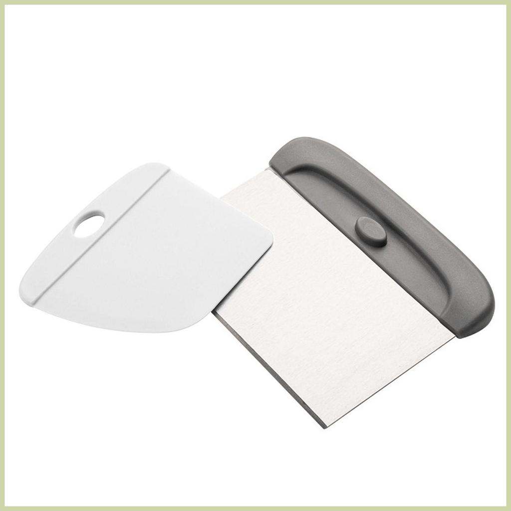 Bench Scraper KITCHEN Pastry Scraper Strong ขนมปัง Scraper ปฏิบัติครัว Scraper น้ําหนักเบาลื่นอาหาร 