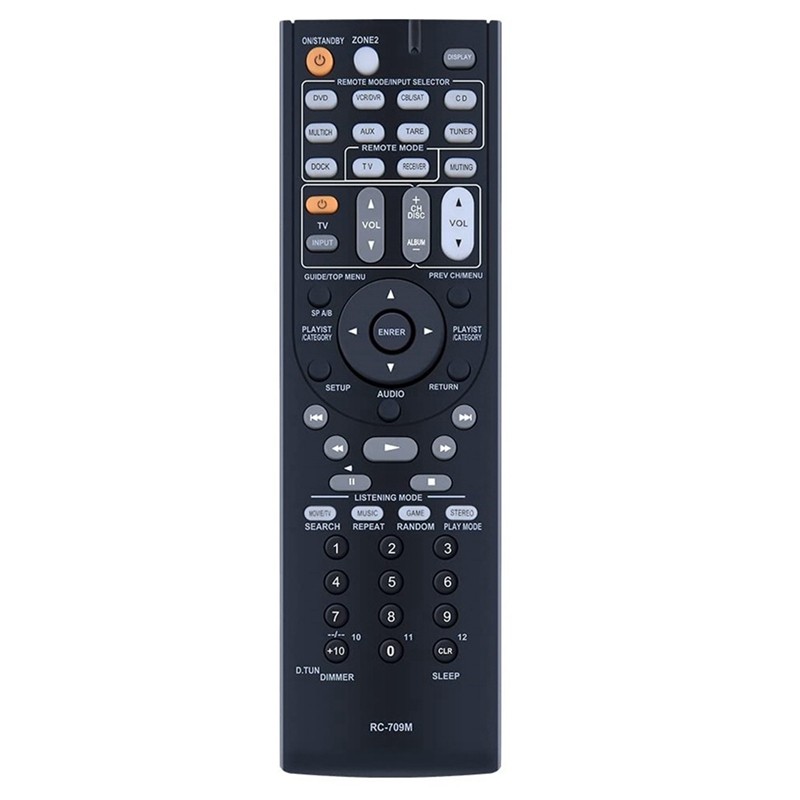 1 ชิ้น RC-709M รีโมทคอนโทรลเปลี่ยน ABS สําหรับ AV ตัวรับสัญญาณ RC-737M RC-765M TX-SR507 TX-SR606 TX-