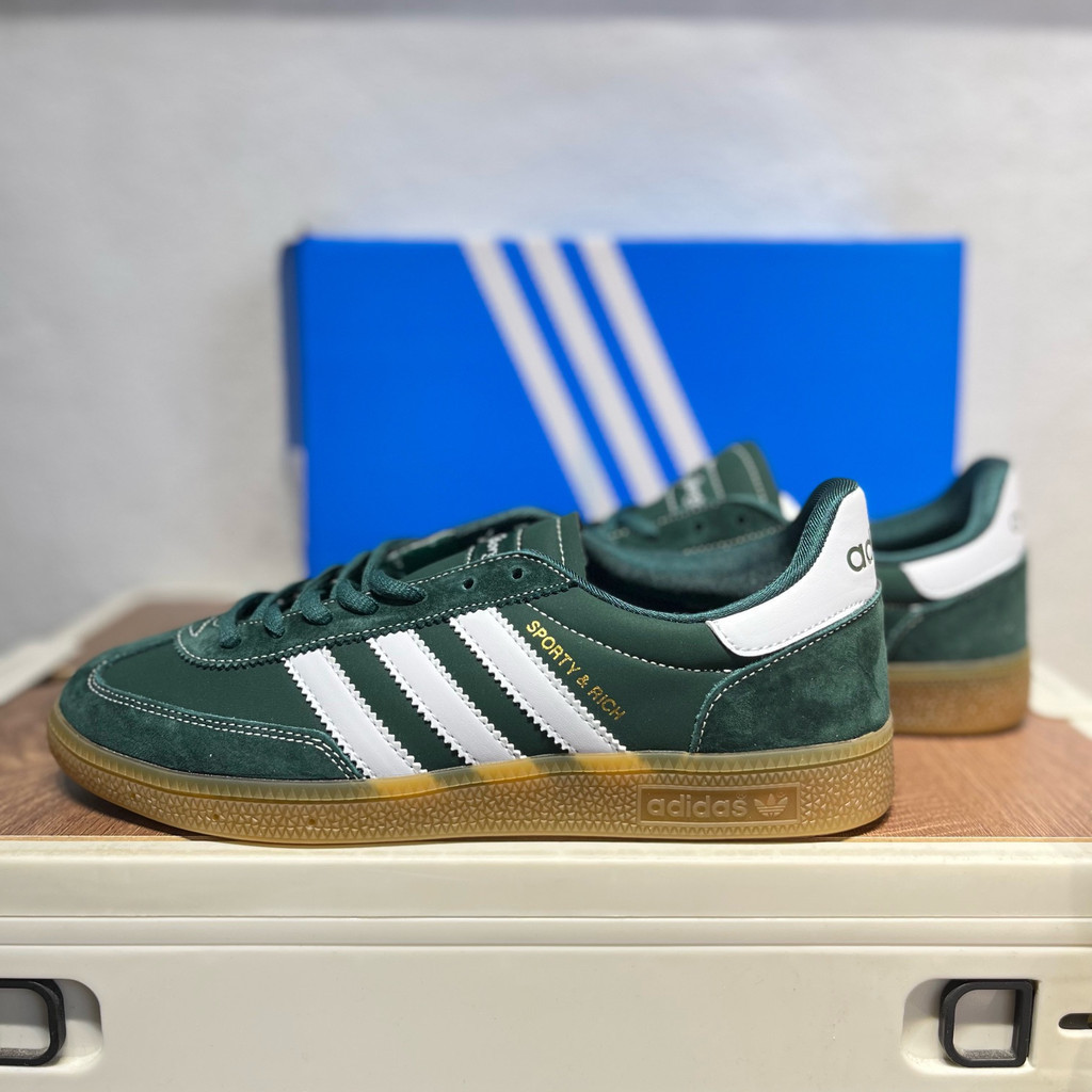 Sporty & Rich x Originals Handball SPZL รองเท้าผ้าใบกีฬาลําลองอเนกประสงค์ UUT4