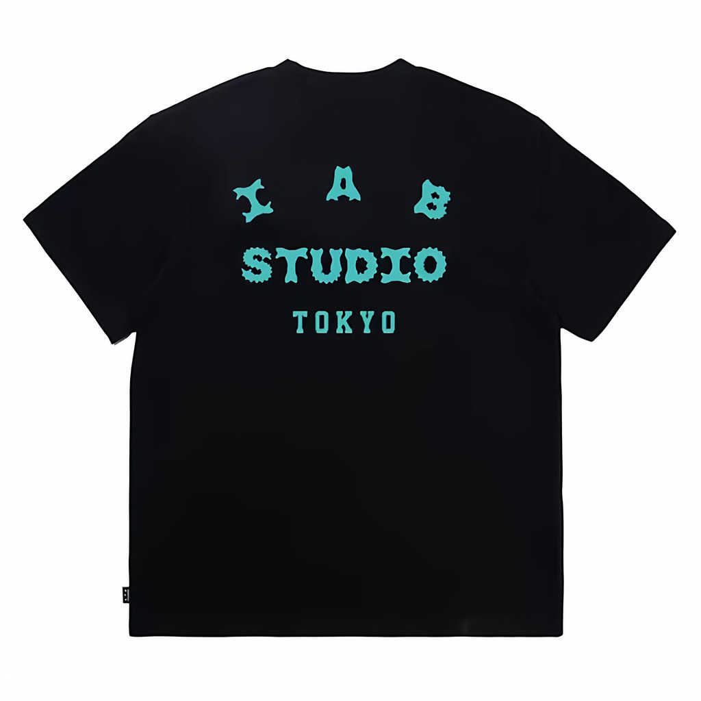 เกาหลี IAB STUDIO แบรนด์อินเทรนด์ Breathable เสื้อยืดผ้าฝ้ายแท้กีฬาแขนสั้น Unisex