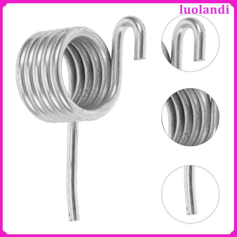 2 ชิ้น Mop Hand Spring Tensioner Forever ประตูอะไหล่ 8.00X3.80X3.95 ซม.เงิน luolandi