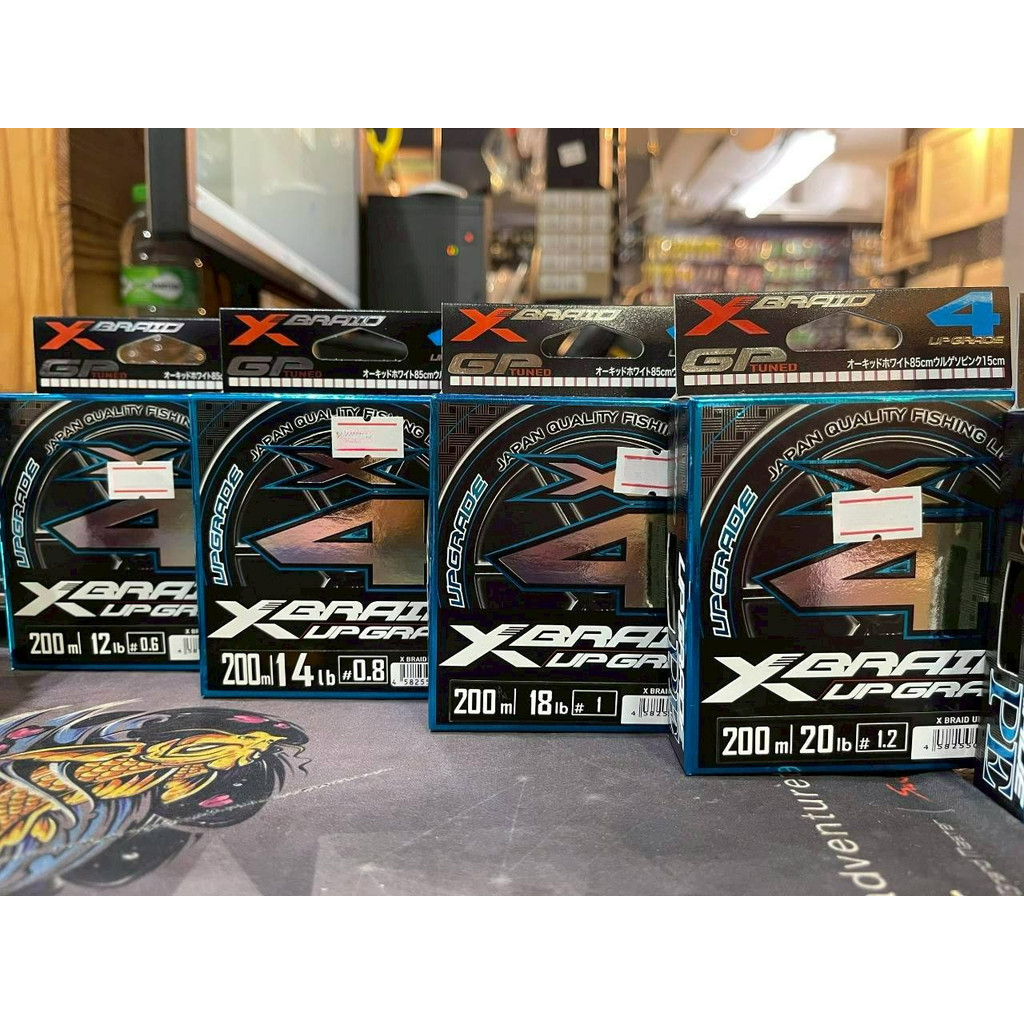 YGK X-Braid Upgrade X4 สายPE 4ถัก ของแท้ญี่ปุ่น