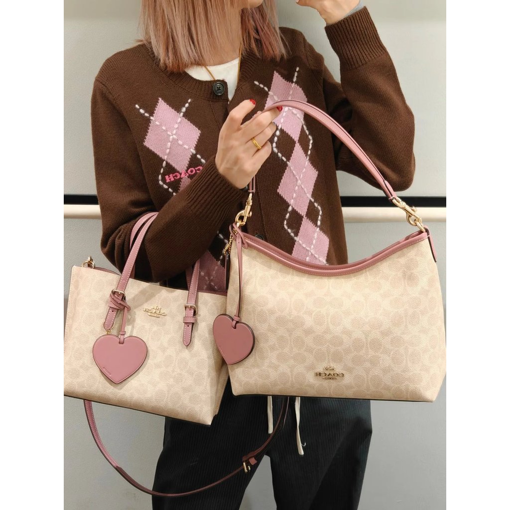 [Old Fairy] Pure Original Valentines Day Limited Edition Coach CDF08 Mollie 25 tote Messenger Bag CD