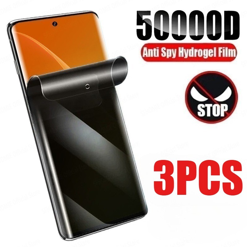 3 ชิ้น Anti Fall Anti Spy ความเป็นส่วนตัวและ HD ป้องกันหน้าจอ Matte ฟิล์มสําหรับ Honor X7 X7a X7b X7