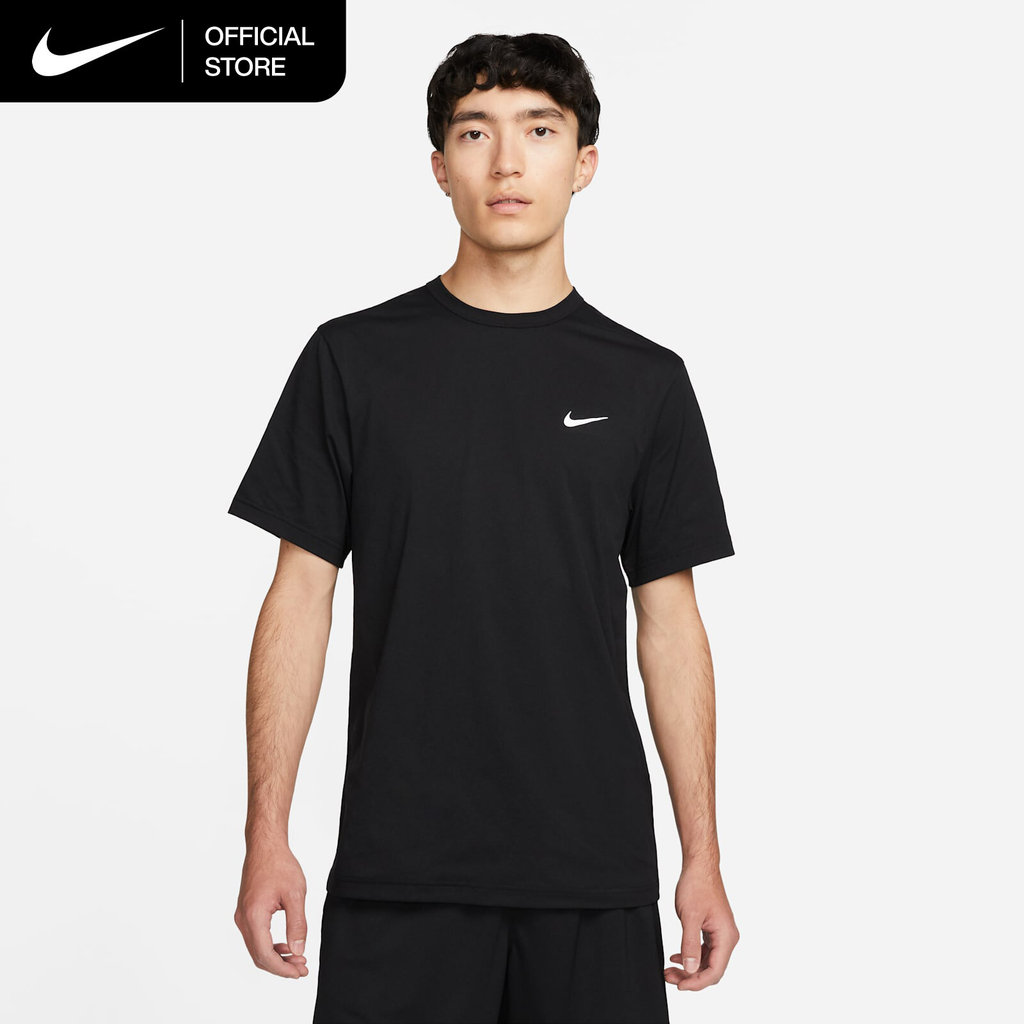 Nike Dri-FIT Men's UV Hyverse Short-Sleeve Fitness Top - Black [DV9840-010]