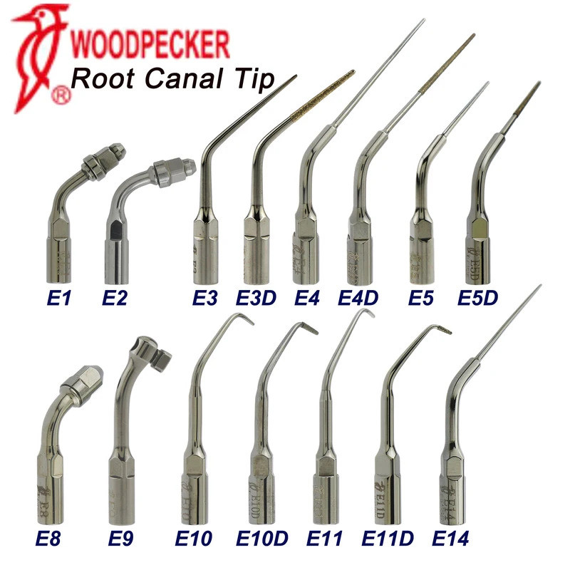 นกหัวขวานทันตกรรม Ultrasonic Scaler เคล็ดลับ Endodontics Root Canal E1 E2 E3 E3D E4 E4D E5D E8 E9 E1