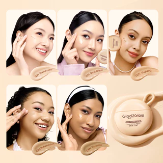Glad2Glow Flawless Blurring Skin Tint แกลดทูโกลว์ สกินทินท์ ครีมผิวเนียน บางเบา เกลี่ยง่าย 1 ซอง 6g