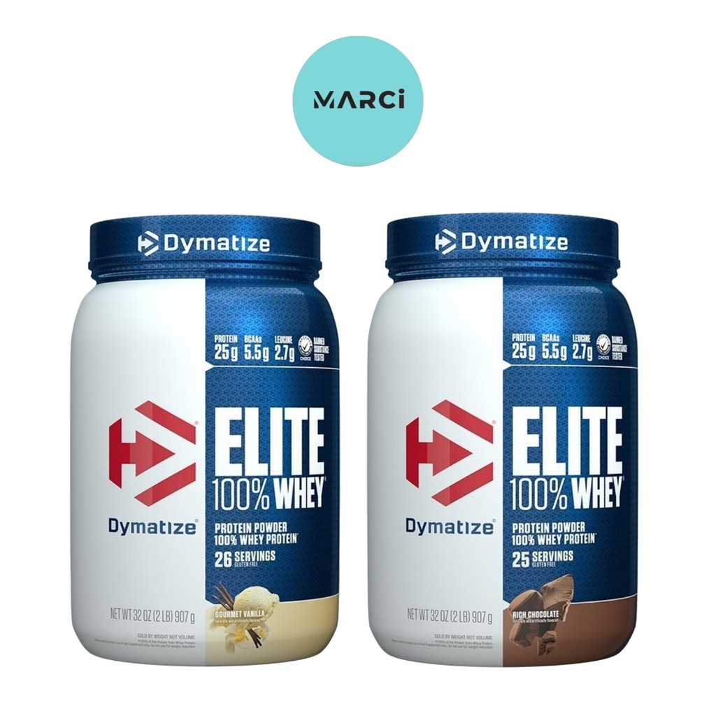[1 กระปุก] Dymatize Elite Whey [5 LB/กระปุก] [เลือกรสชาติ] ฟื้นฟูและเสริมสร้างกล้ามเนื้อ