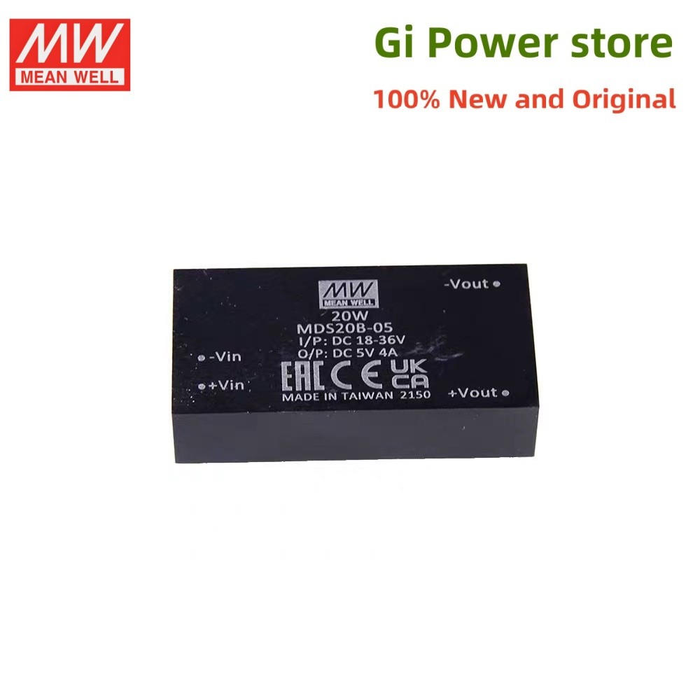 MDS20A-05 MDS20B-05 MDS20B-12 20W 2"x1" แพ็คเกจตัวแปลง DC-DC เกรดทางการแพทย์