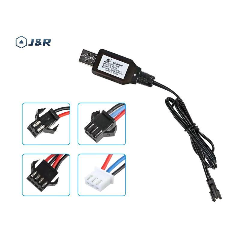 J&R> 7.4V (3.7V X2) Charger SM-2P/3P SM-4P Reverse XH-3P/4P Li-ion แบตเตอรี่ไฟฟ้า RC ของเล่นรถเรือ U
