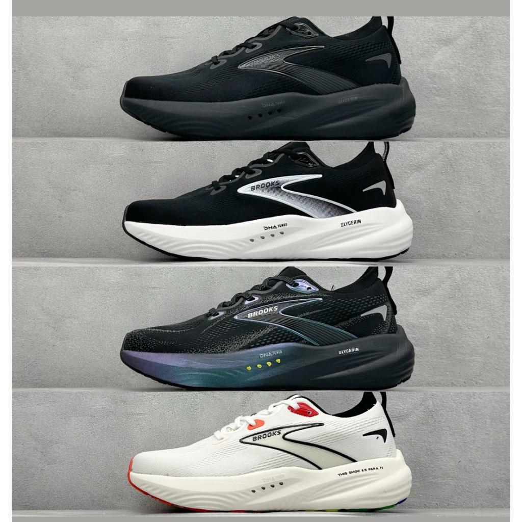 Brooks Glycerin 22 รองเท้าวิ่ง Low-Top กันลื่นสําหรับผู้ชายและผู้หญิง LTMV